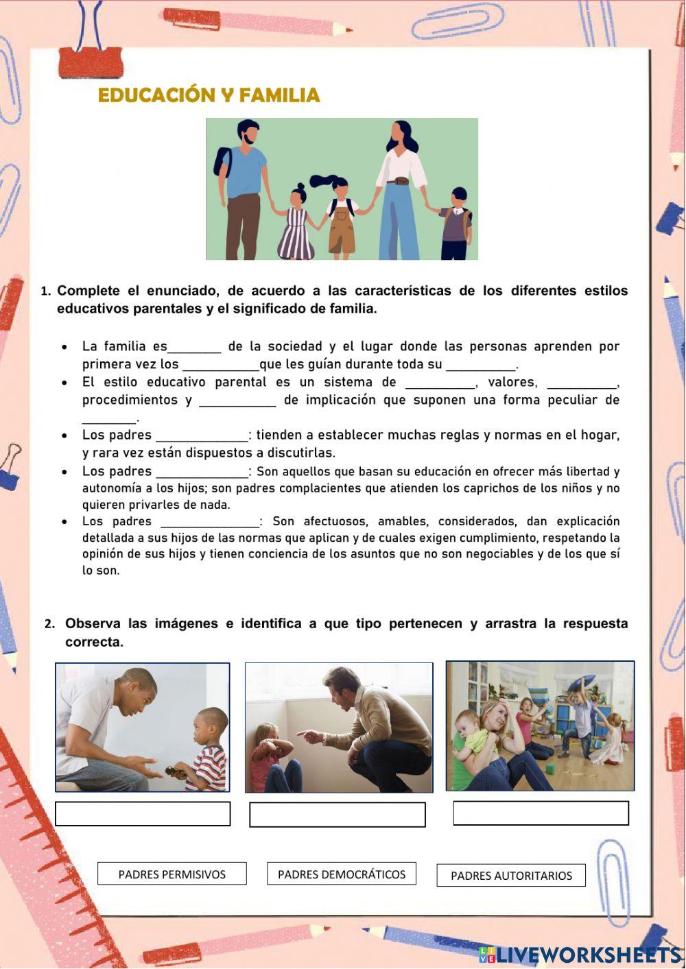 Educación y Familia