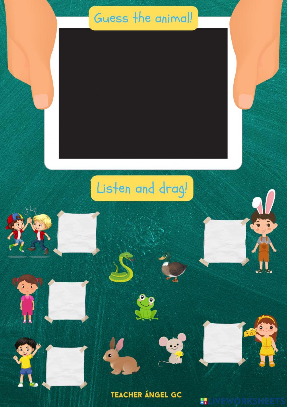 Animals with Teacher Ángel GC