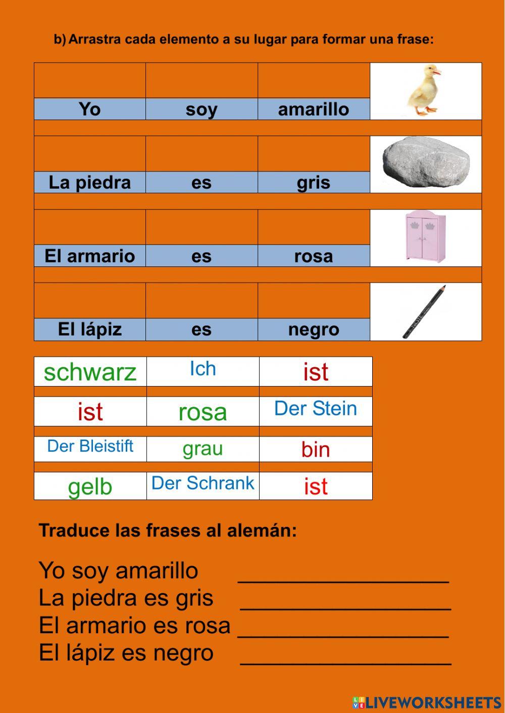 Wortschatz III Vocabulario III