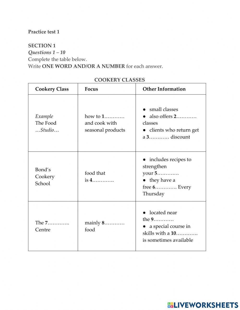 Cam 13 Test 1 Section 1