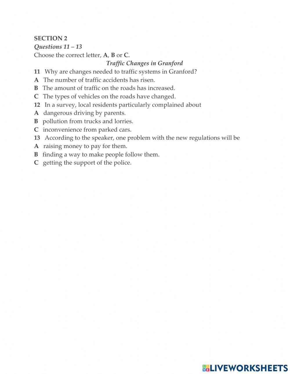 Cam 13 Test 1 Section 2 Worksheet Live Worksheets cam-13-test-1-section-2-worksheet-live-worksheets
