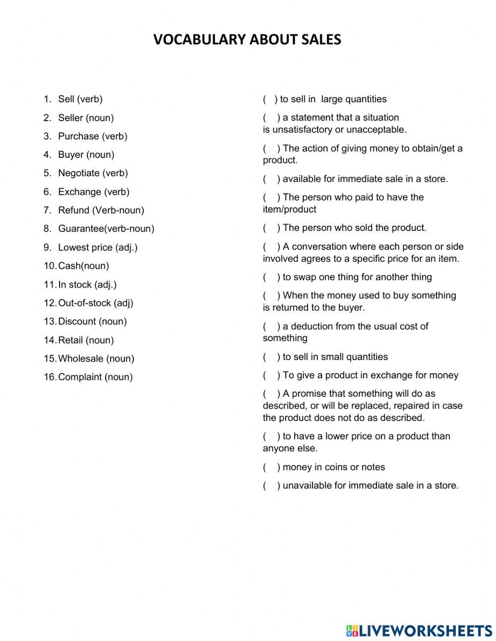 voc-about-sells-worksheet-live-worksheets