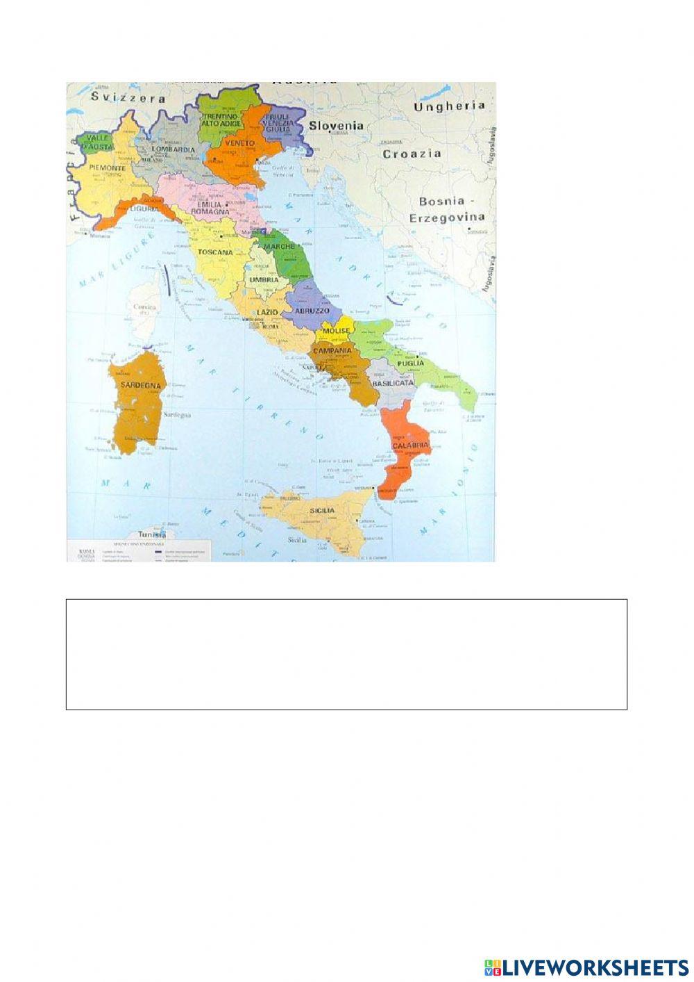 Inserisci il tipo di cartina