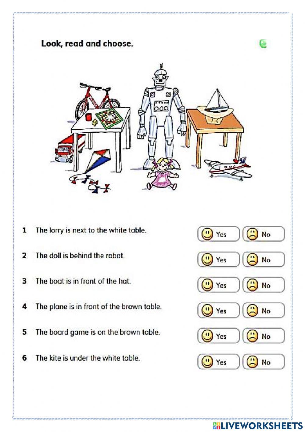 Prepostions of place