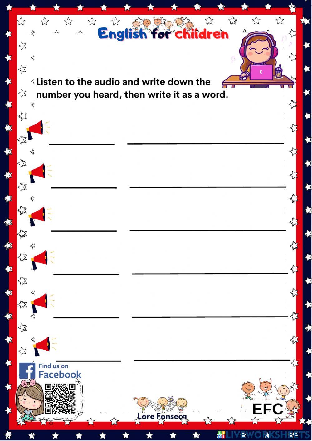 Numbers from 1 to billion efc lore fonseca