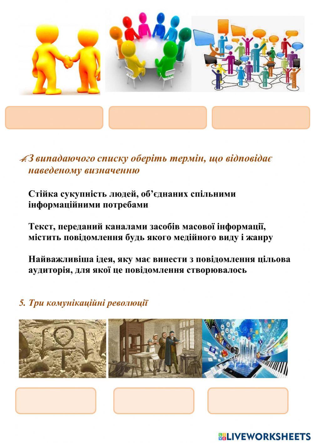 Комунікація, інформація, медіа