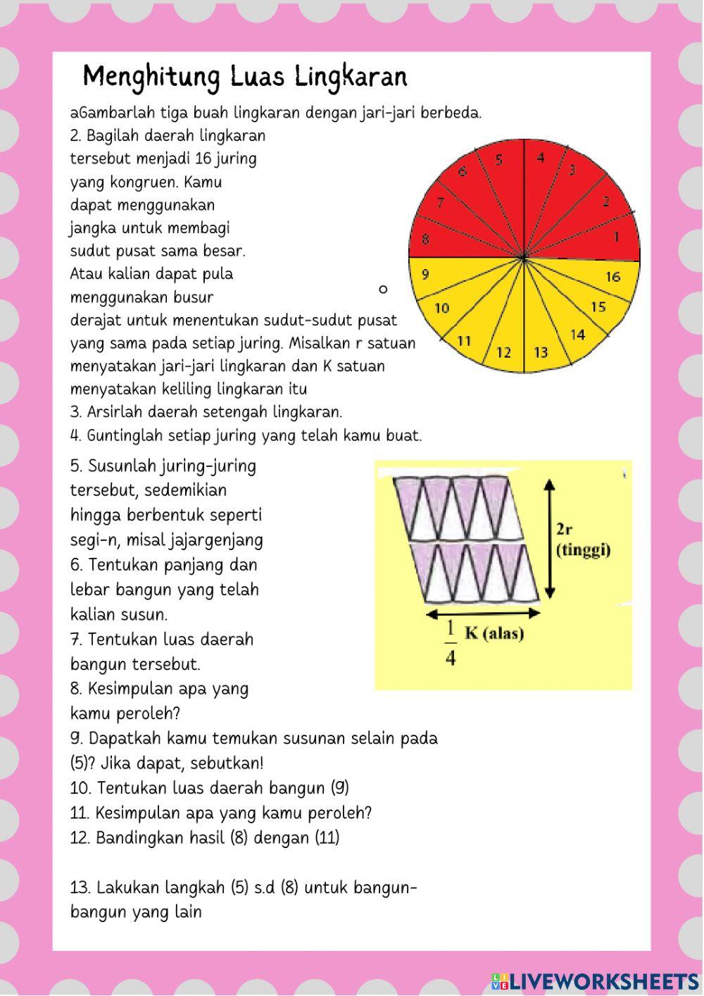 Unsur unsur lingkaran