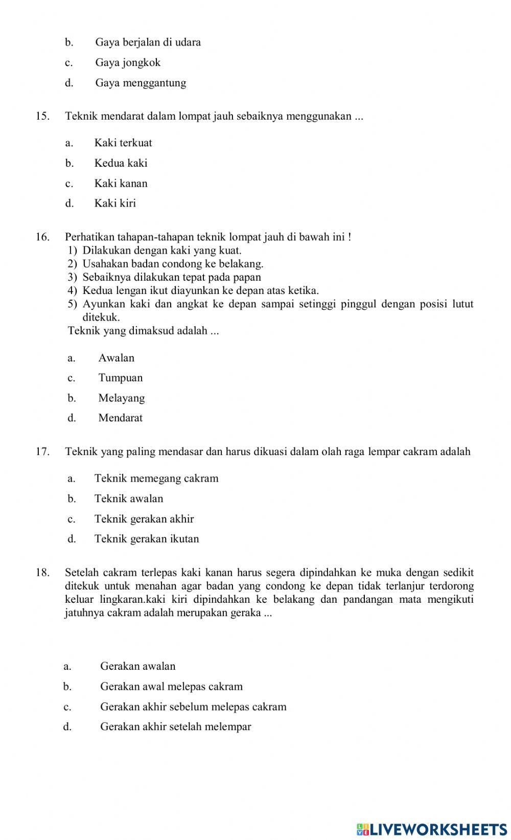 Penilaian harian 2 sem 2