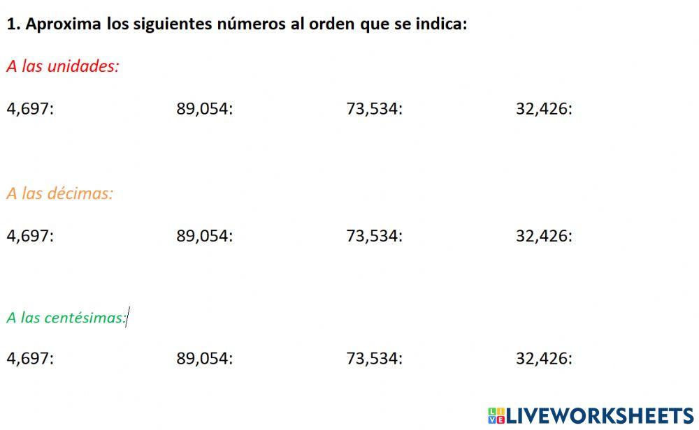 Aproximación decimal