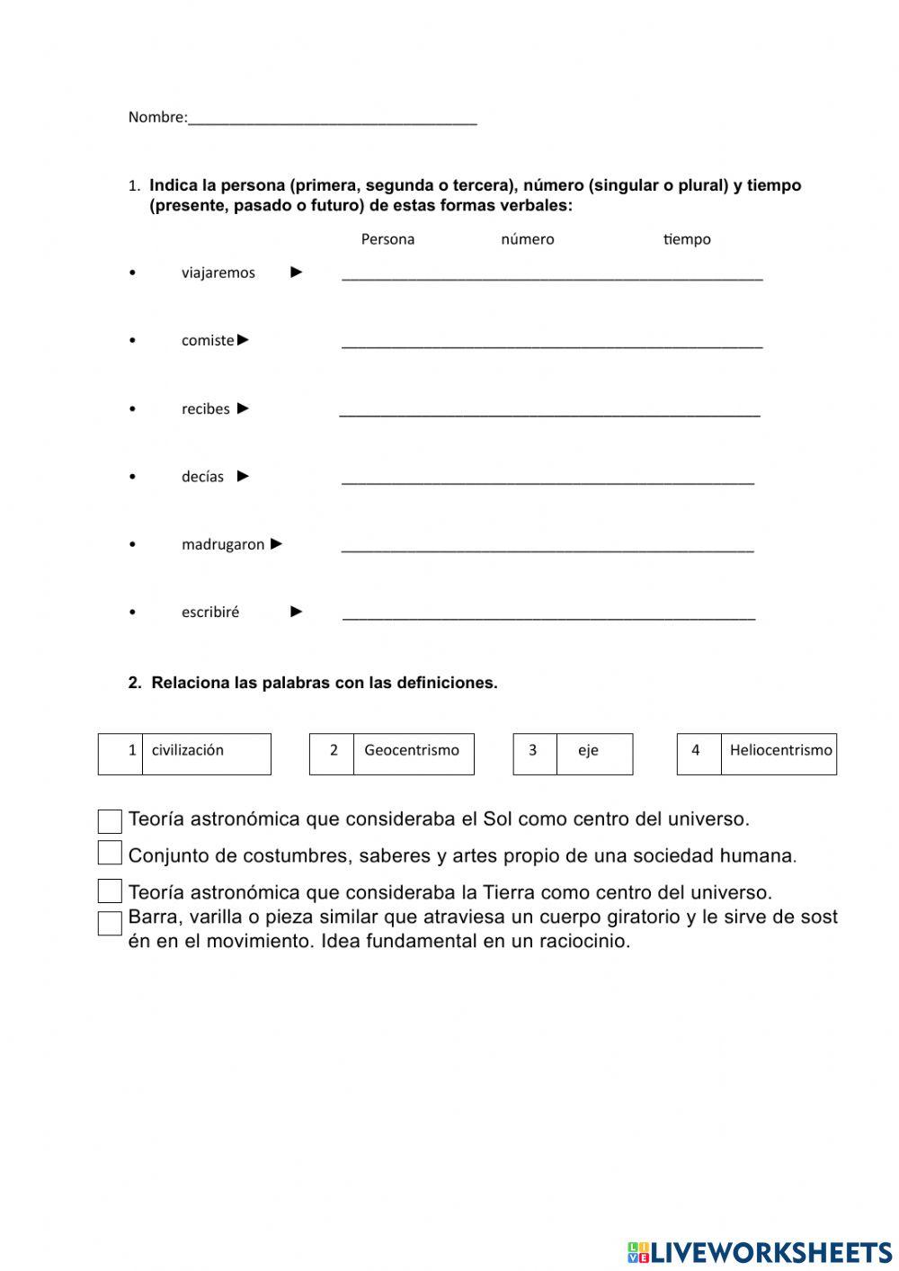 Lengua Unidad indagación 4