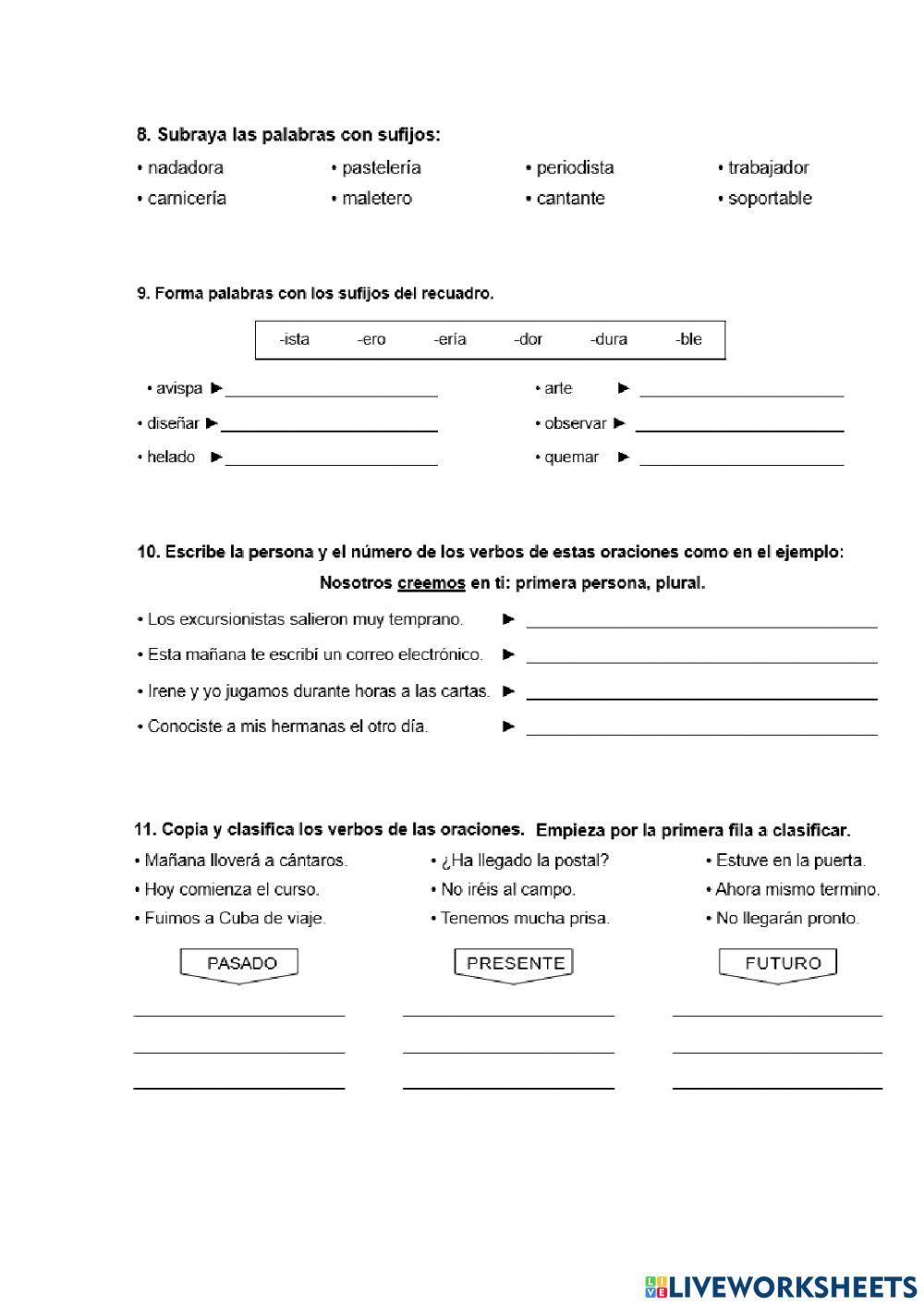 Lengua Unidad indagación 4