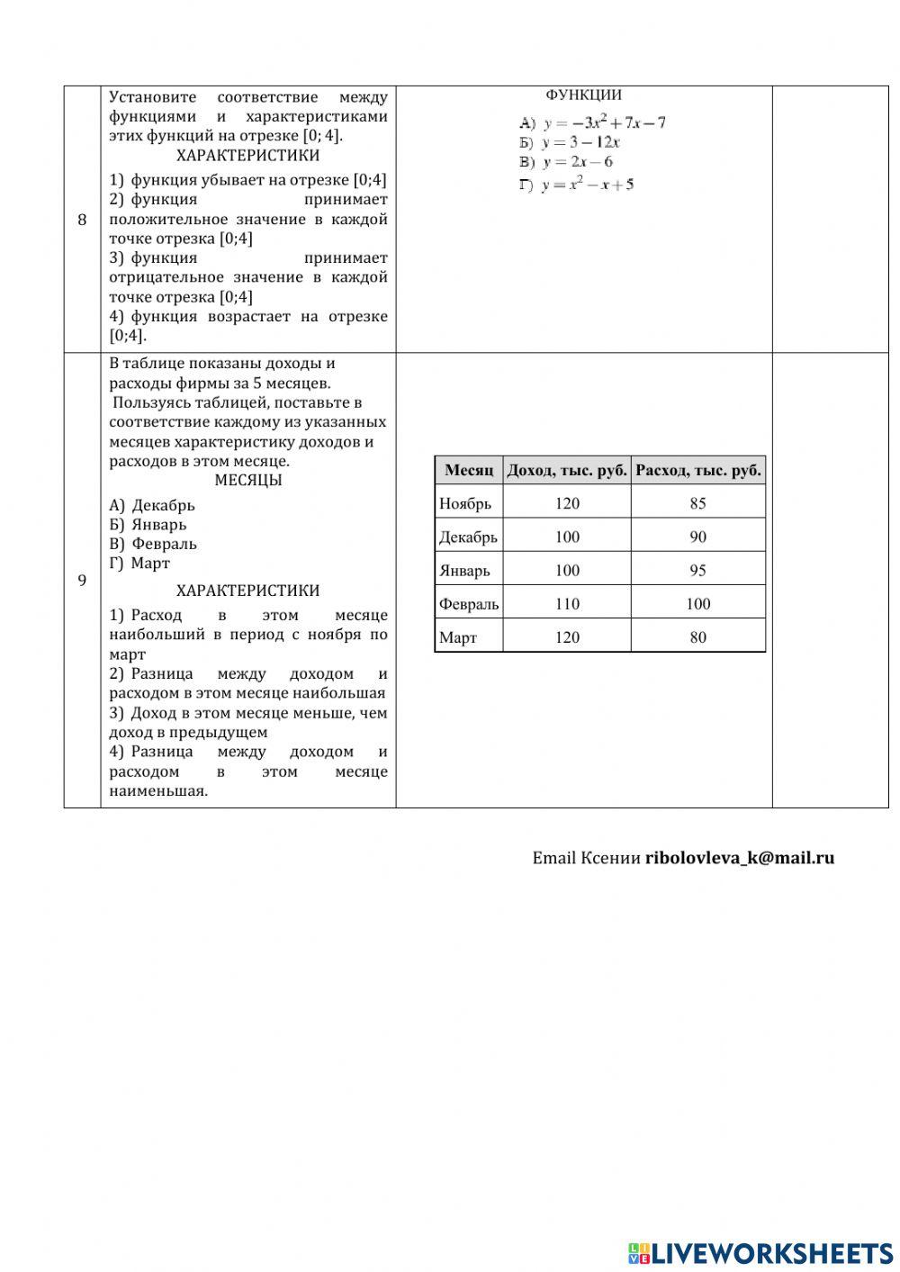 ДЗ№6: стереометрия и графики.