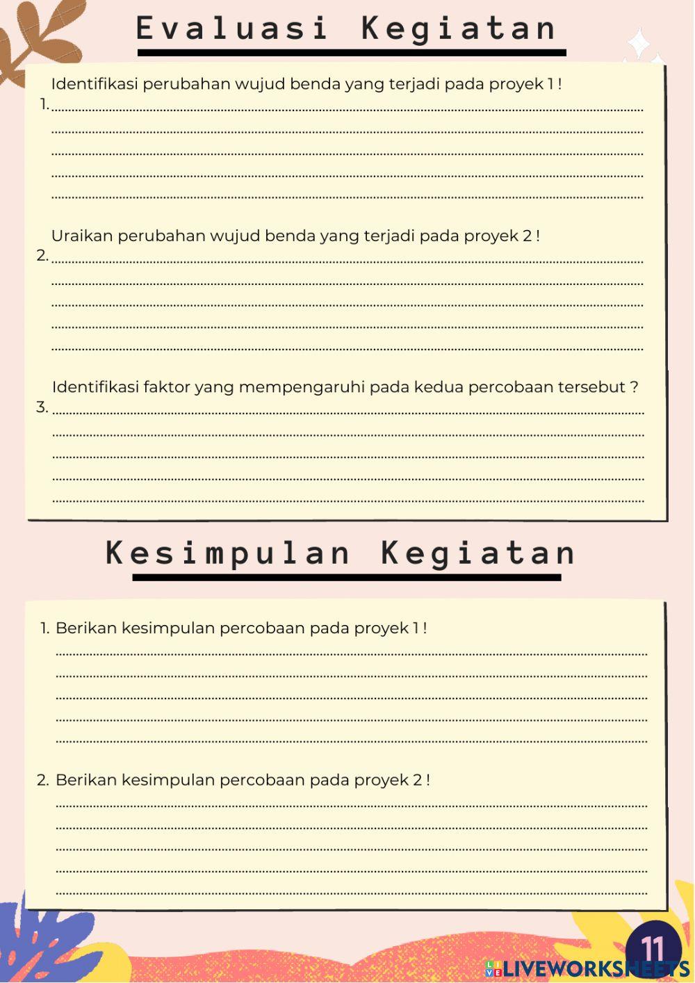 Bagian 2  E-LKPD Wujud Zat dan Perubahannya