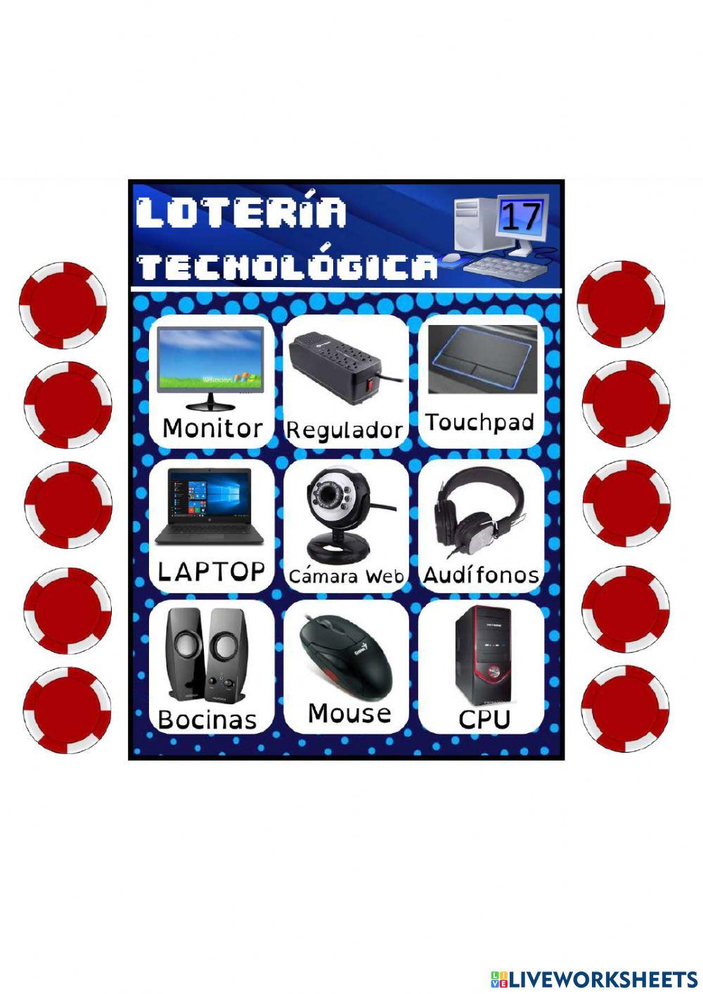 Tablas lotería tecnológica 10-18