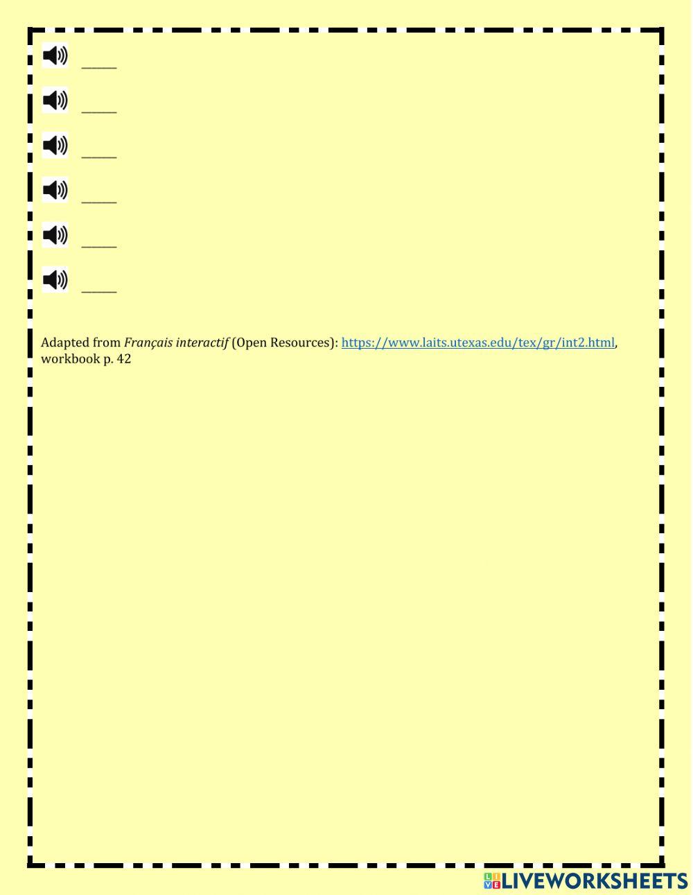 Les verbs en 'er', la négation, est-ce que, les nombres 40-69