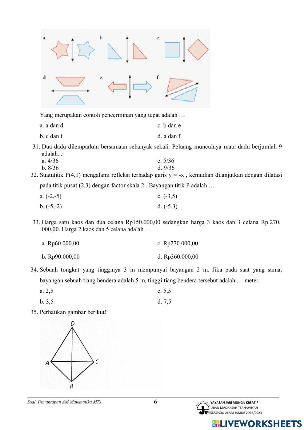 Pemantapan am matematika
