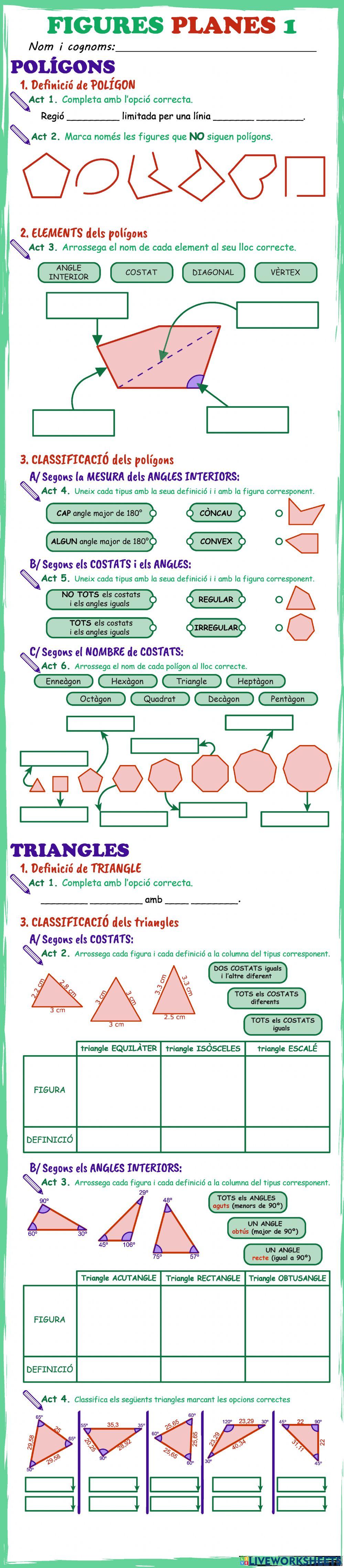 Figures planes 1 - polígons
