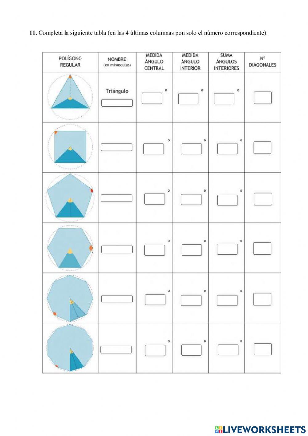 Figuras geométricas 1º ESO