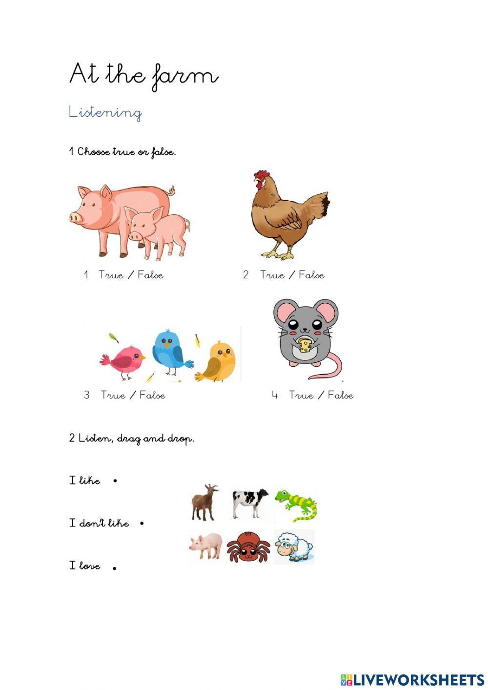 Listening At the farm