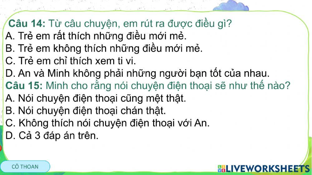 A lô, tớ đây