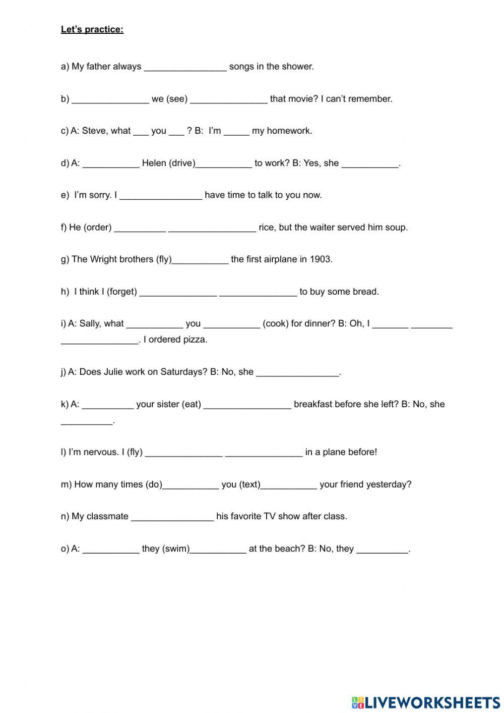 tenses-review-online-exercise-for-live-worksheets