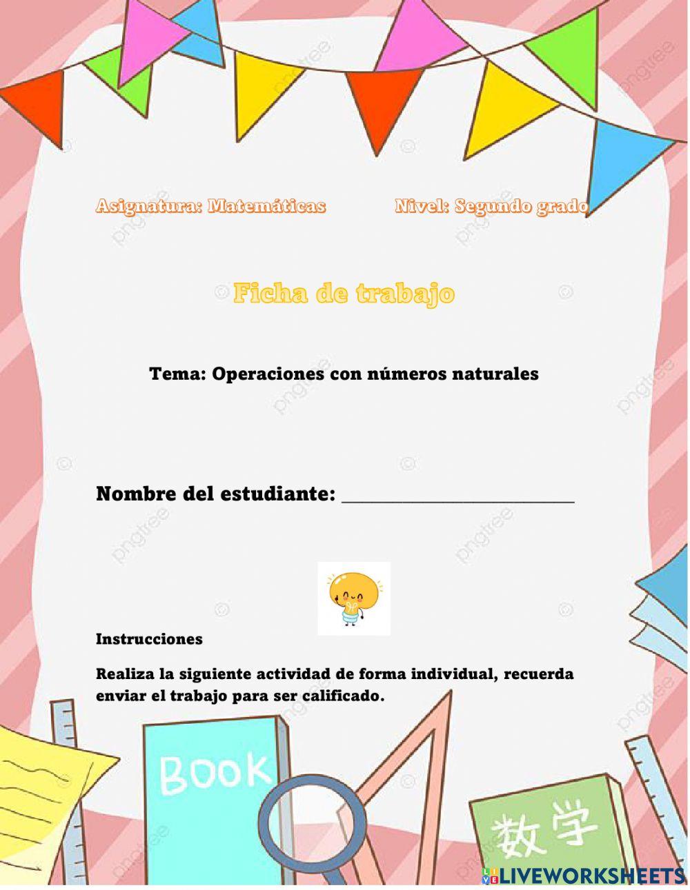 Operaciones con números naturales