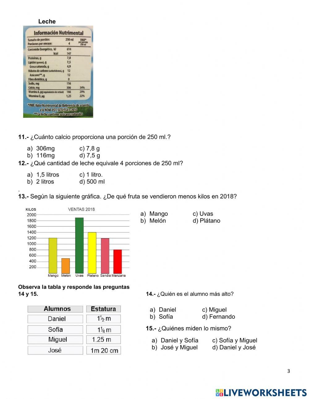 Repaso 2do trim matematicas