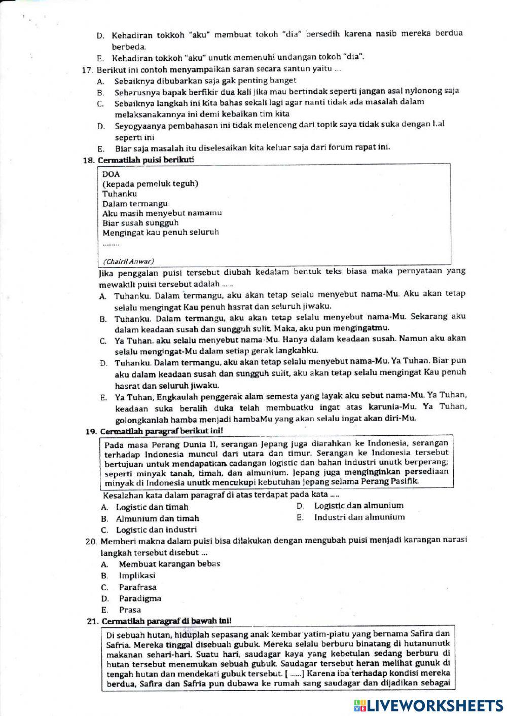 UPK Bahasa Indonesia 22