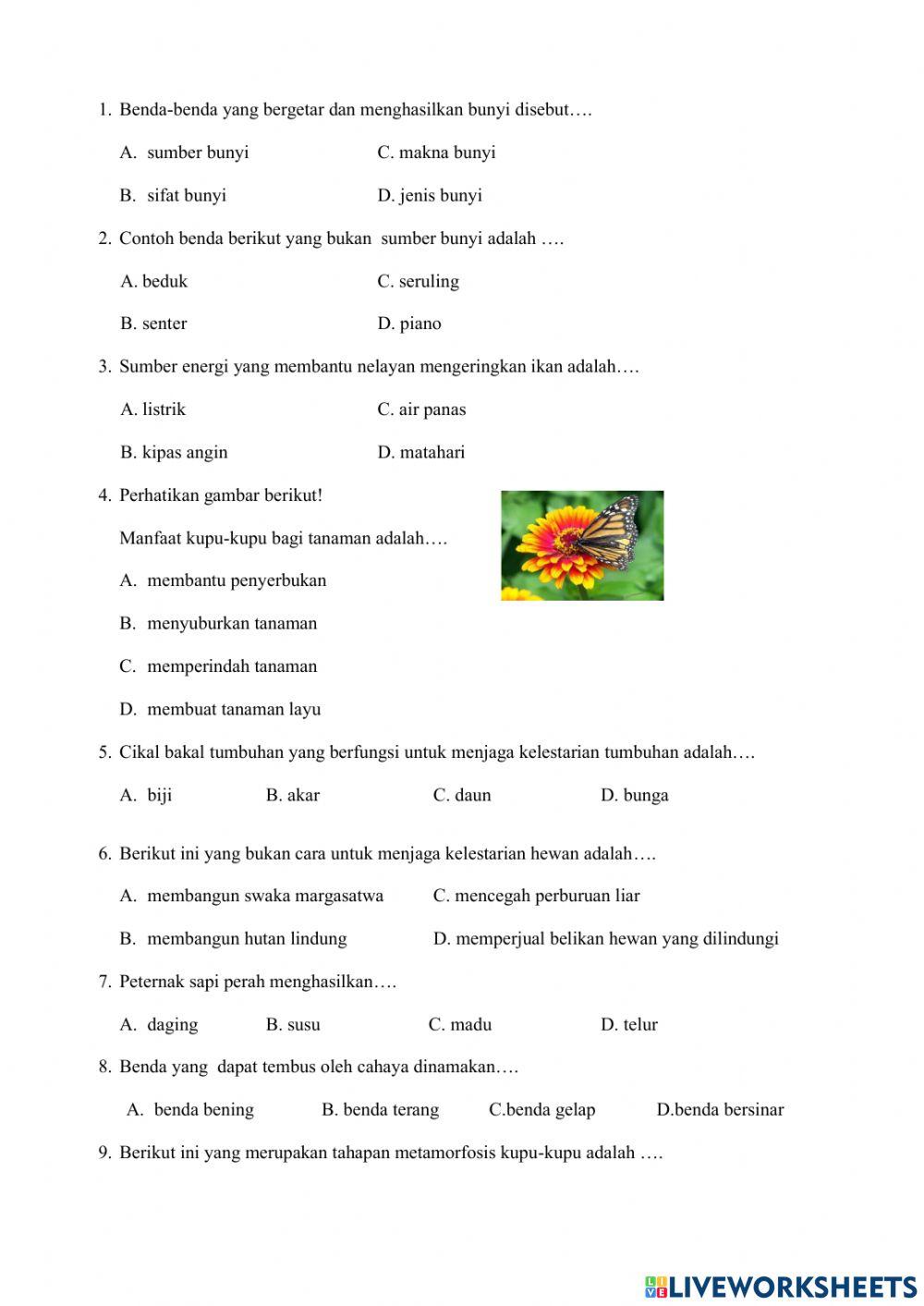 Try out ipa kelas 6 sd