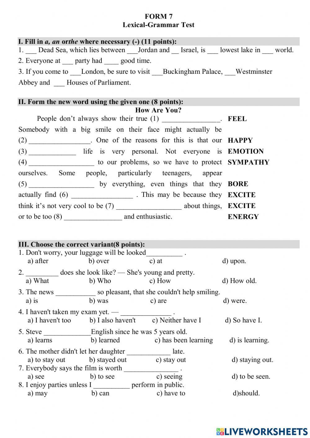 Олимпиада 5 form 7