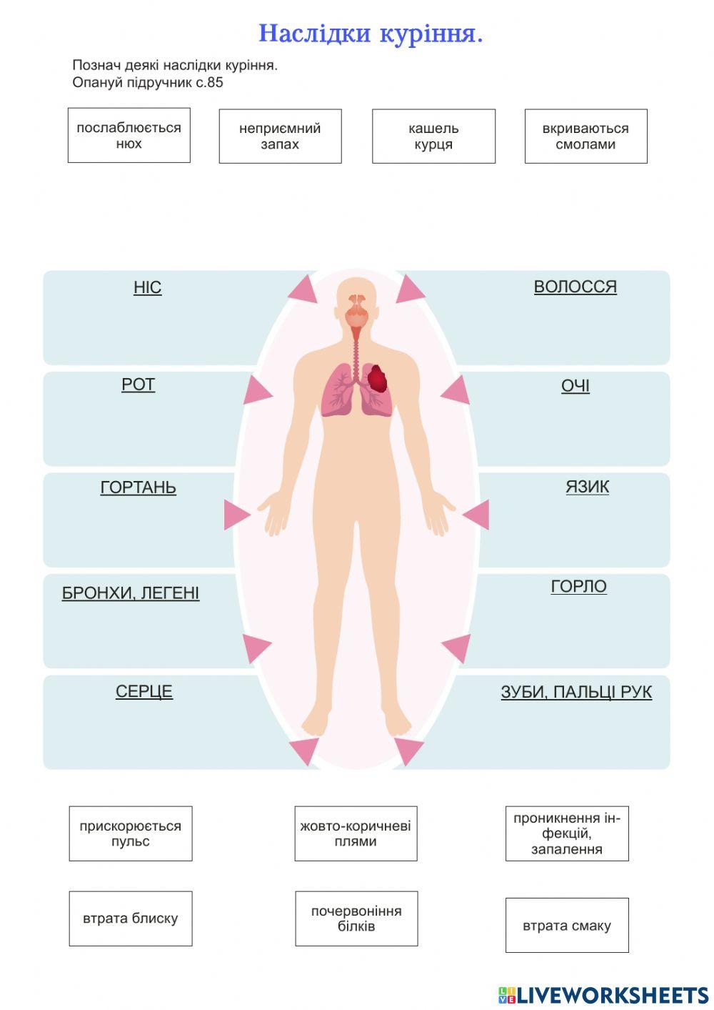 ЯДС РЗ с.35-36 Шкідливі звички