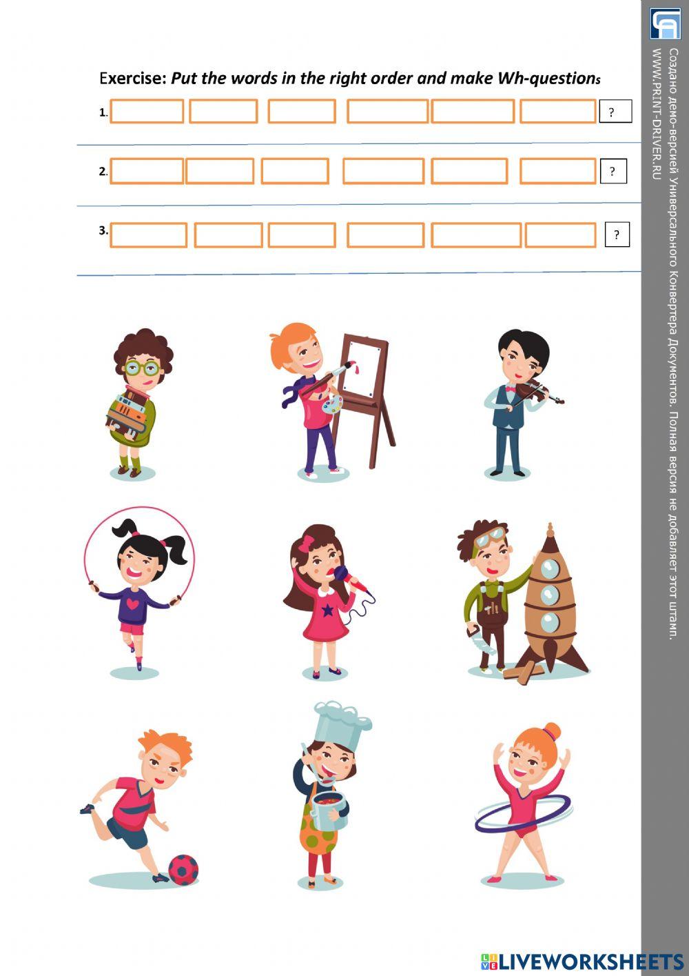 Wh-question structure