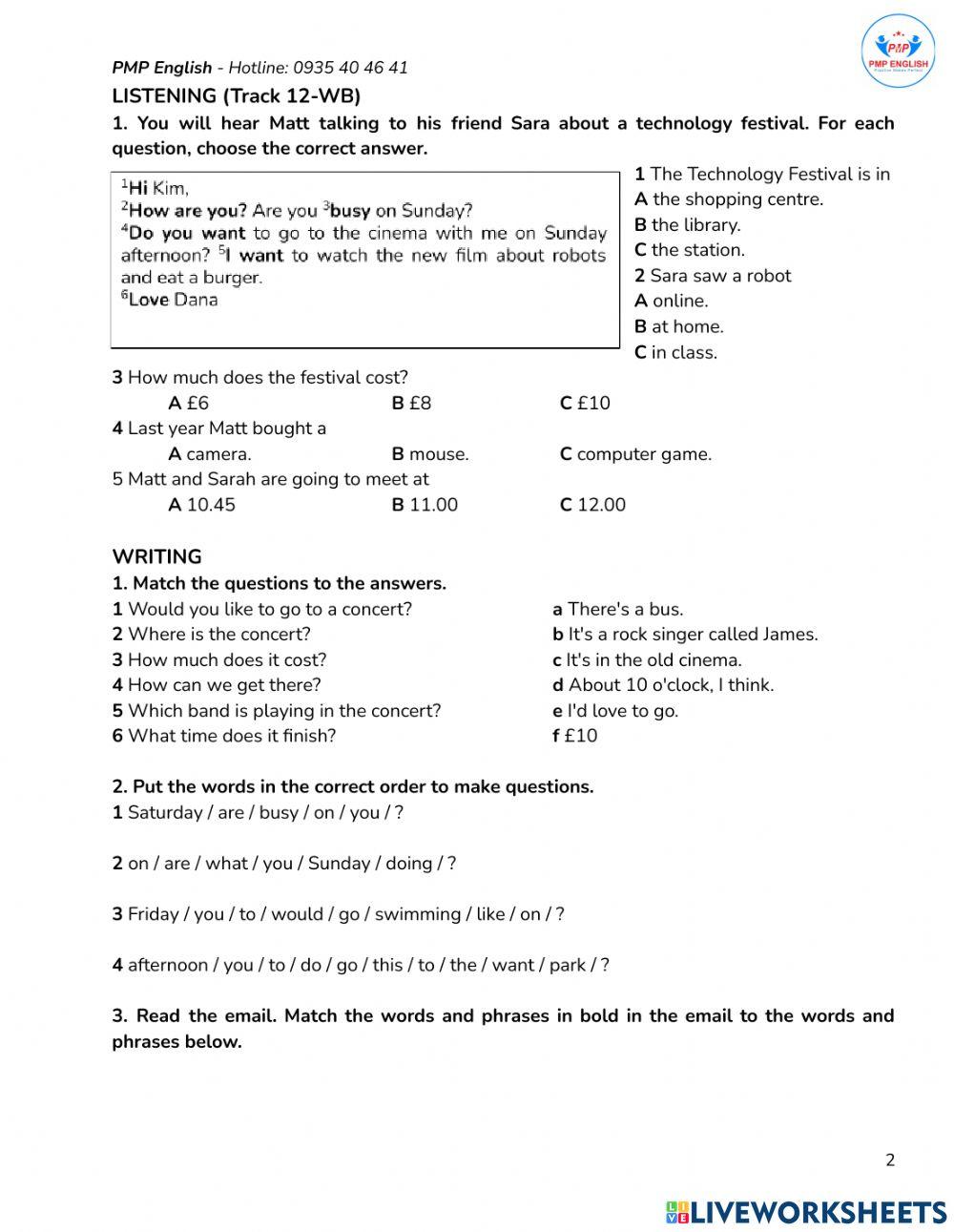 Prepare 2 - Unit 12.2