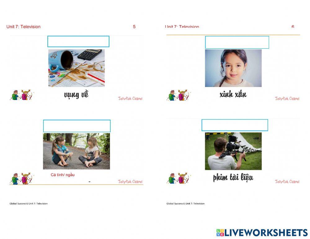 Global Success 6 Unit 7: Television
