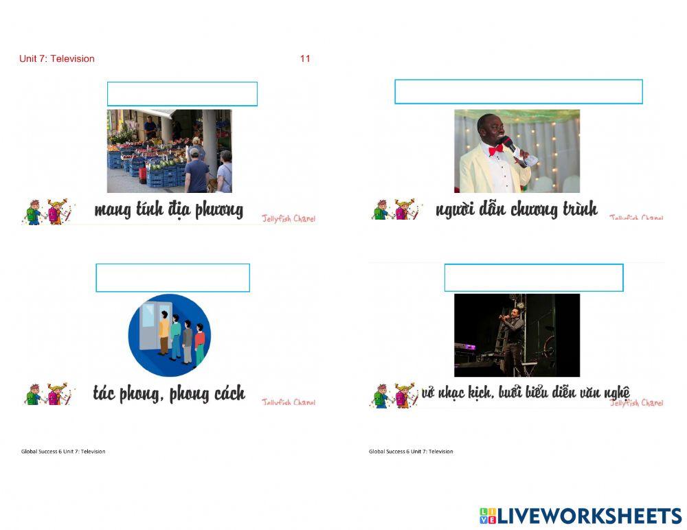Global Success 6 Unit 7: Television