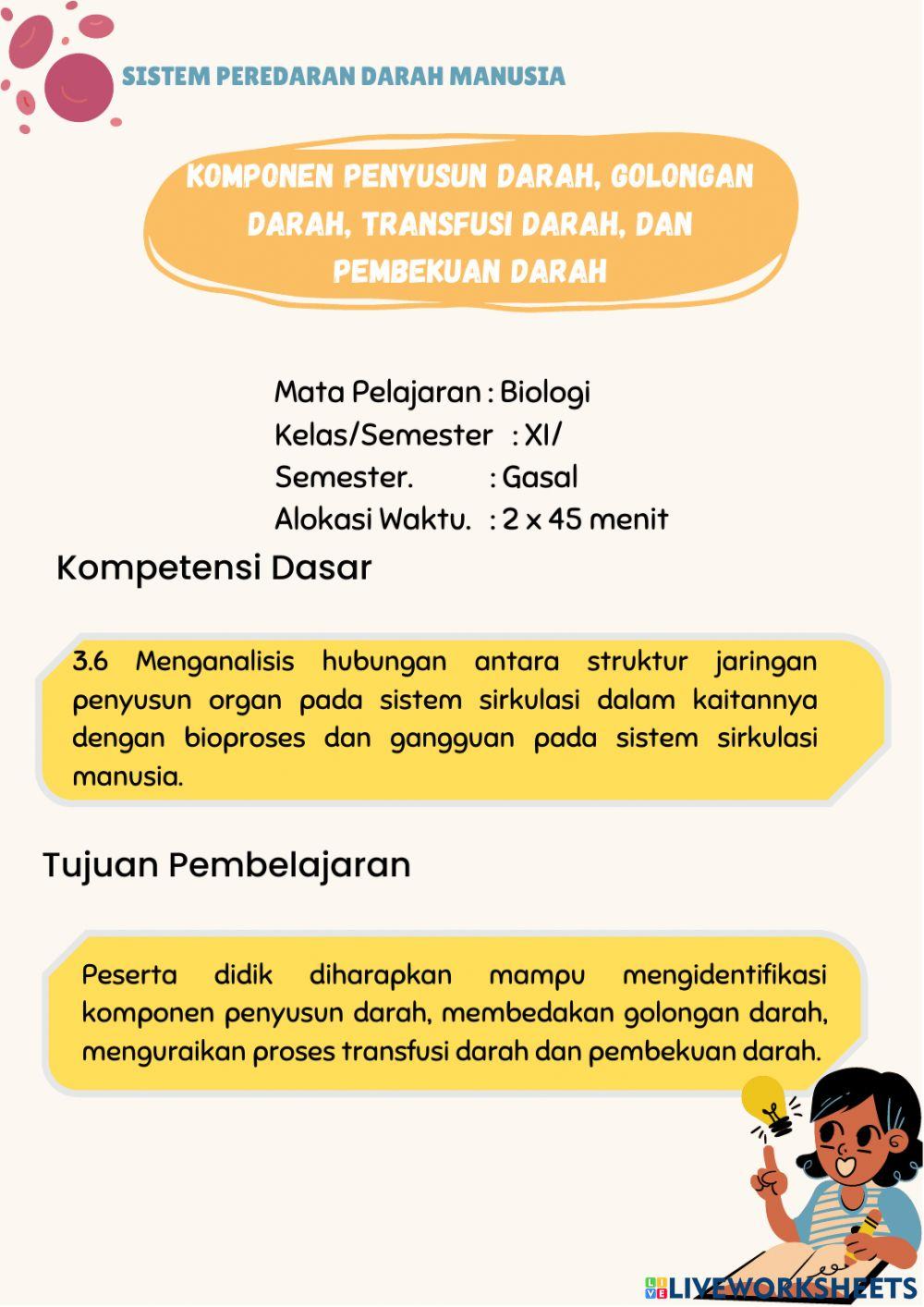 LKPD Sistem peredaran darah