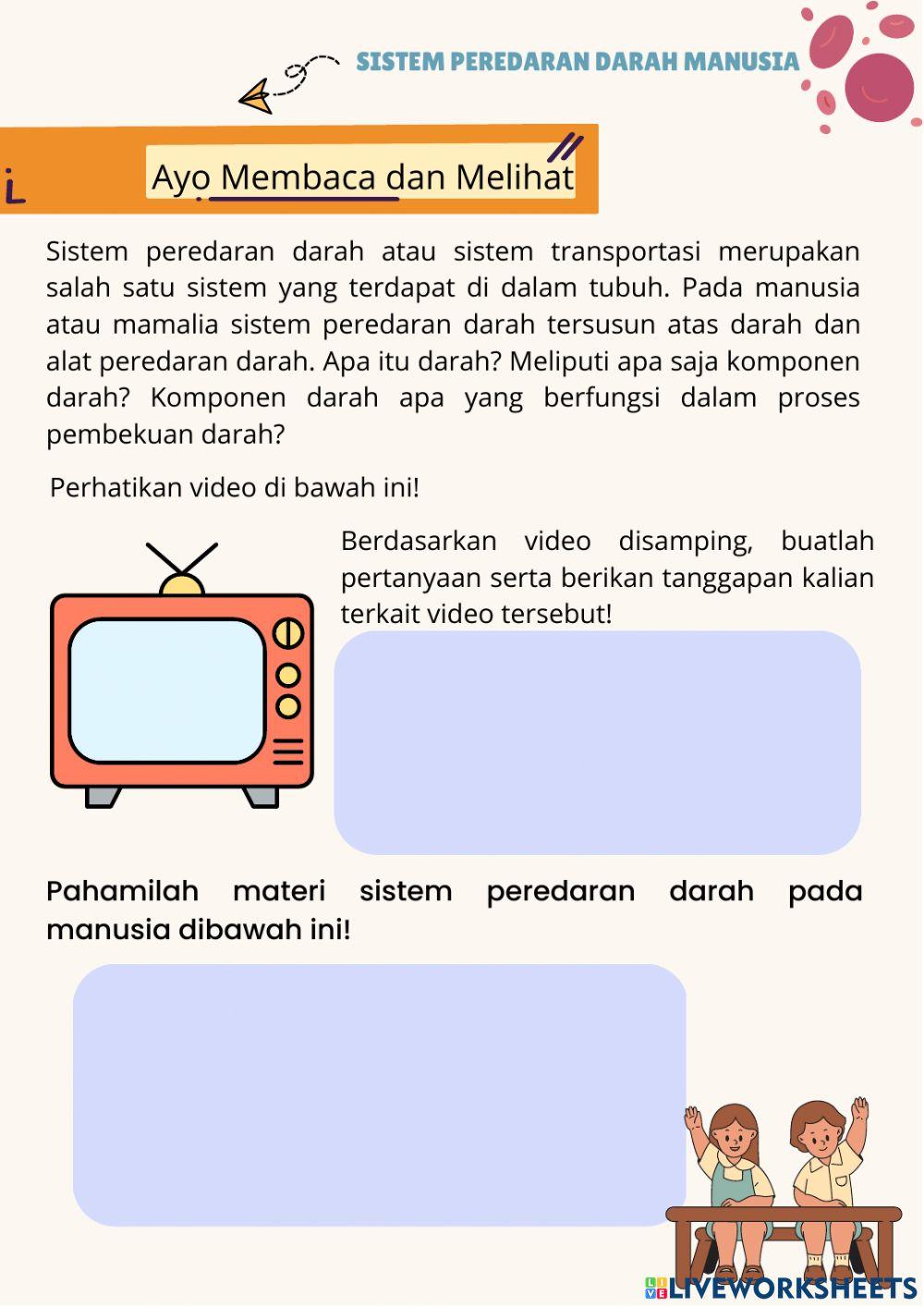 LKPD Sistem peredaran darah