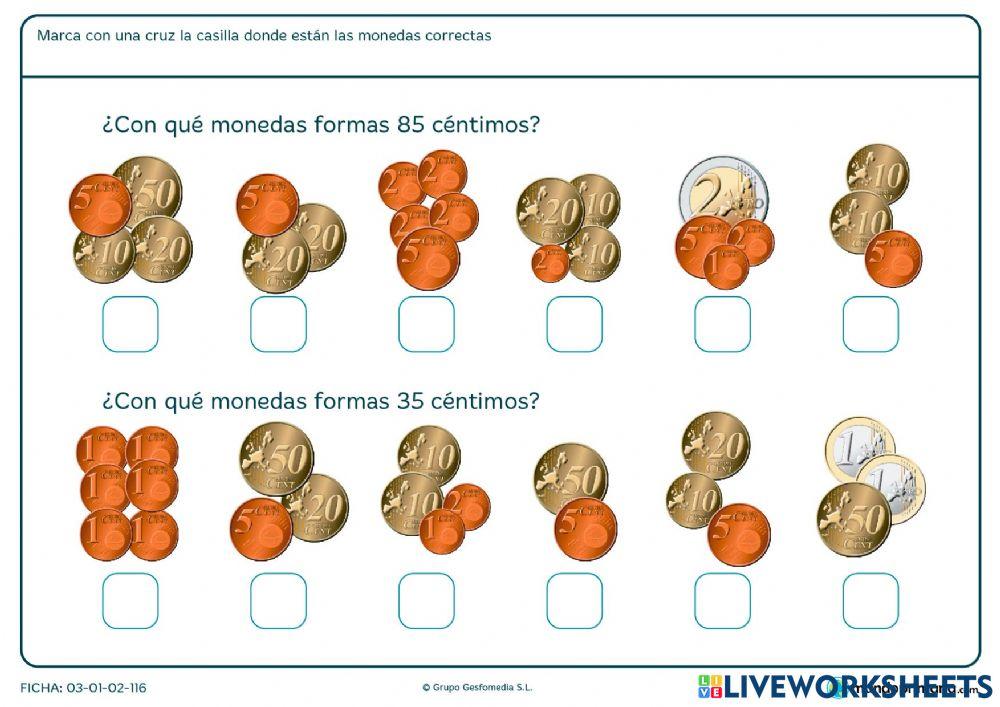 Contamos céntimos y euros