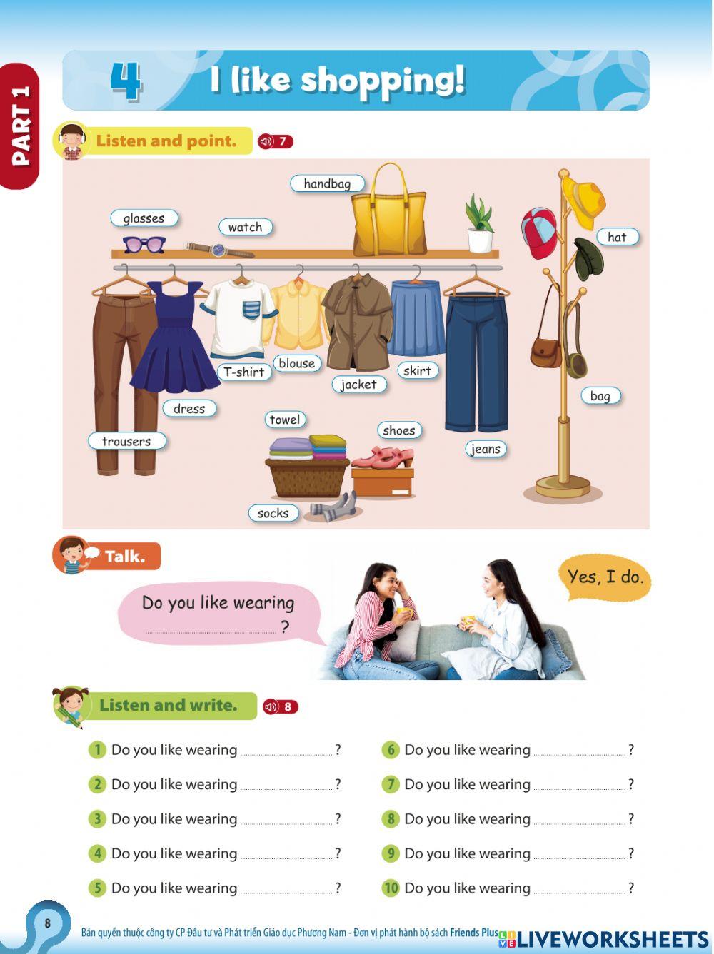 Clothes and Family (G3-Ms.Huong)