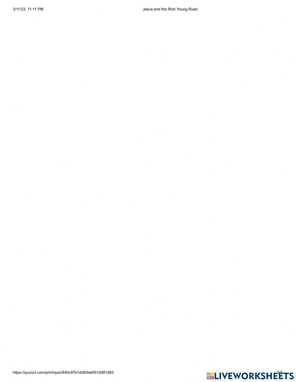 The Rich Young Ruler