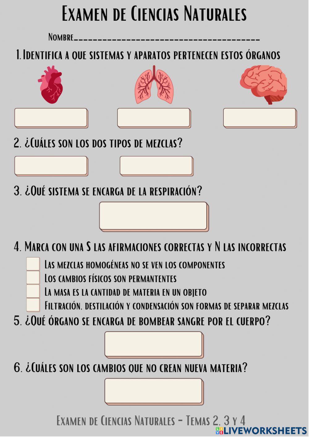 Examen de recuperación de los temas 2,3 y 4