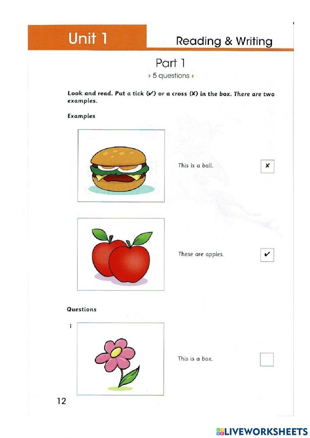 Test speaking unit 1. Get ready for starters (Ms.Huong)