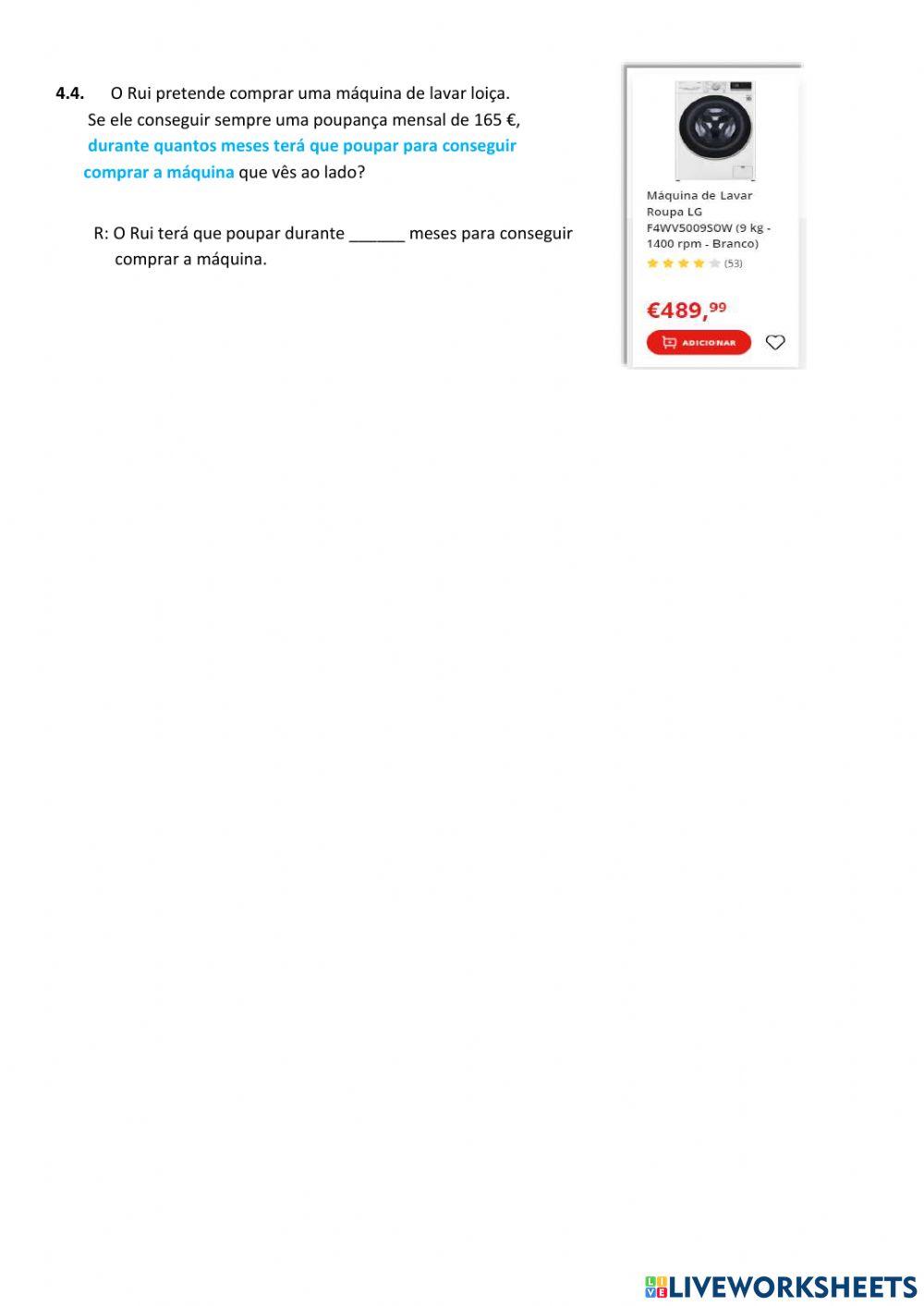 Educação financeira: rendimentos, despesas e poupanças