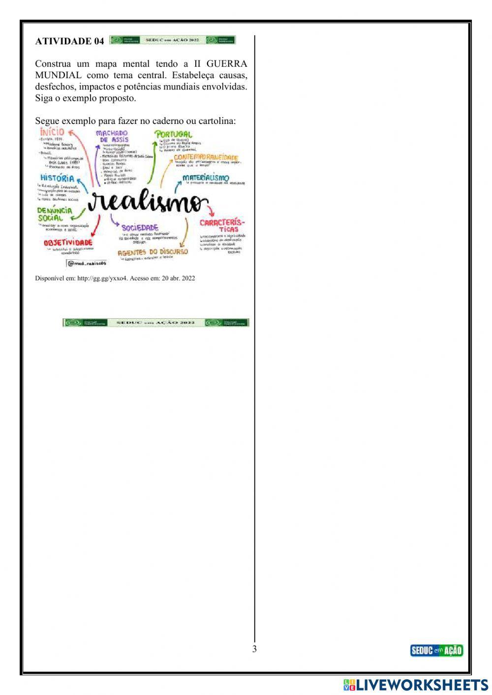 CIÊNCIAS HUMANAS - 3º SÉRIE DO ENSINO MÉDIO 