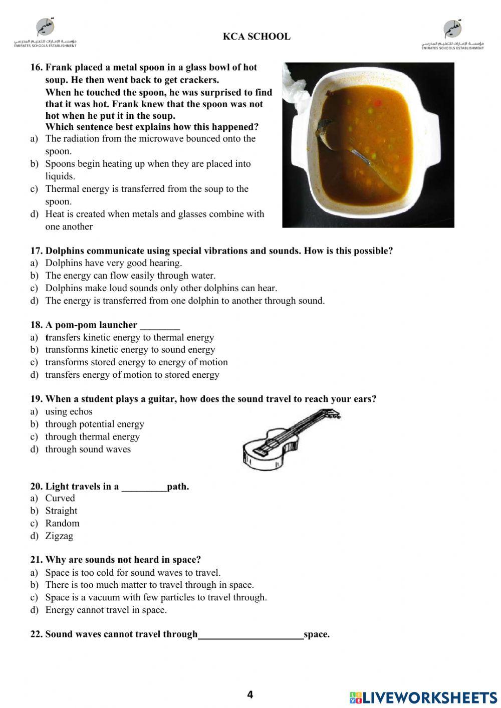 Science MODULE 1 P1 Grade4 Transfer by Mr. Aied