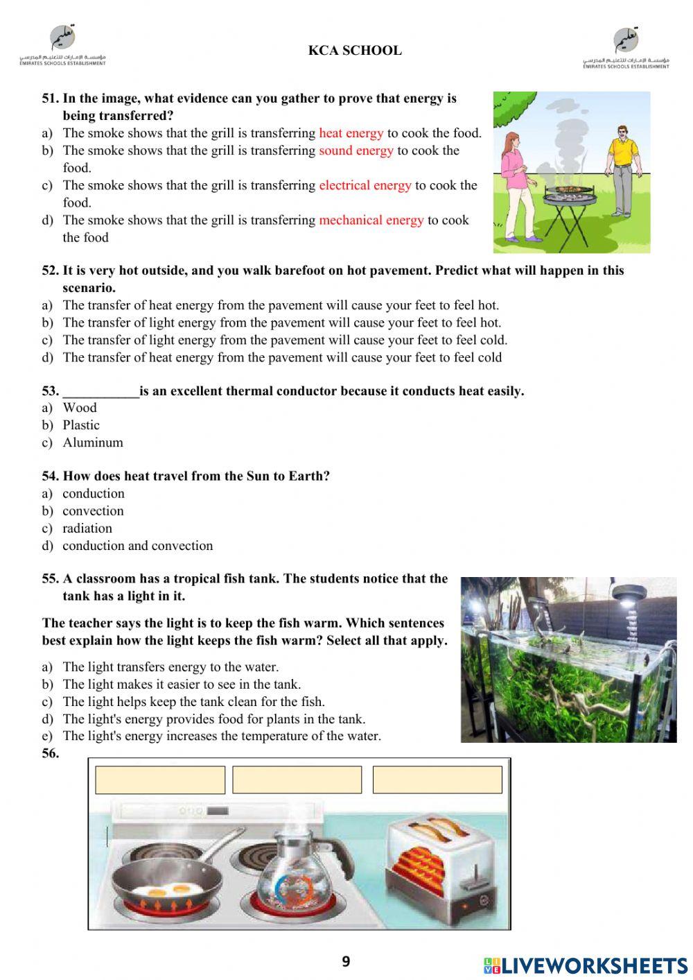 Science MODULE 1 P1 Grade4 Transfer by Mr. Aied