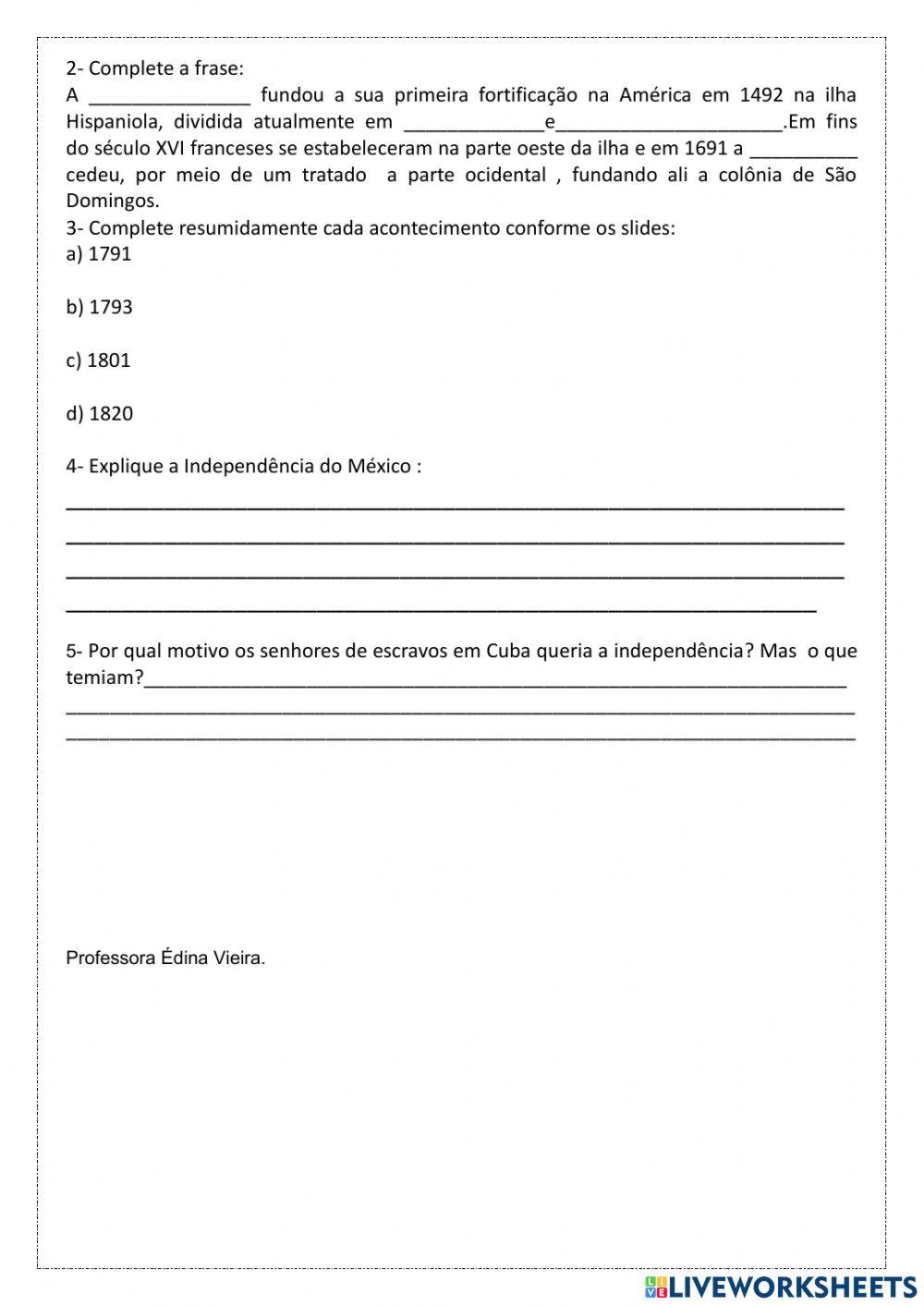 Independência da América espanhola