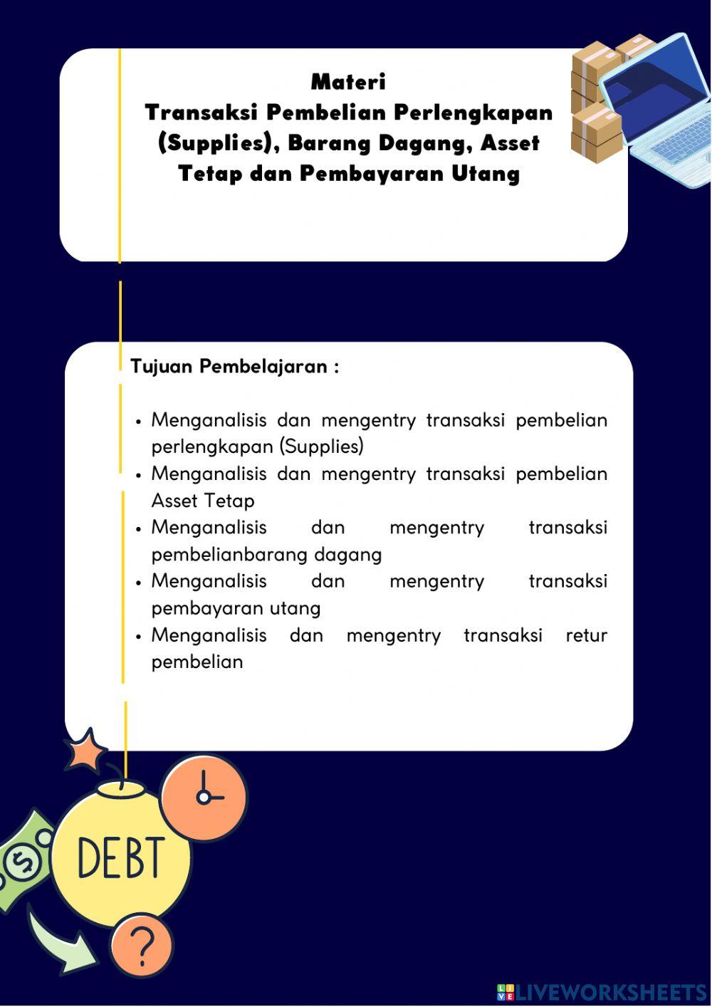 Mengentry transaksi pembelian