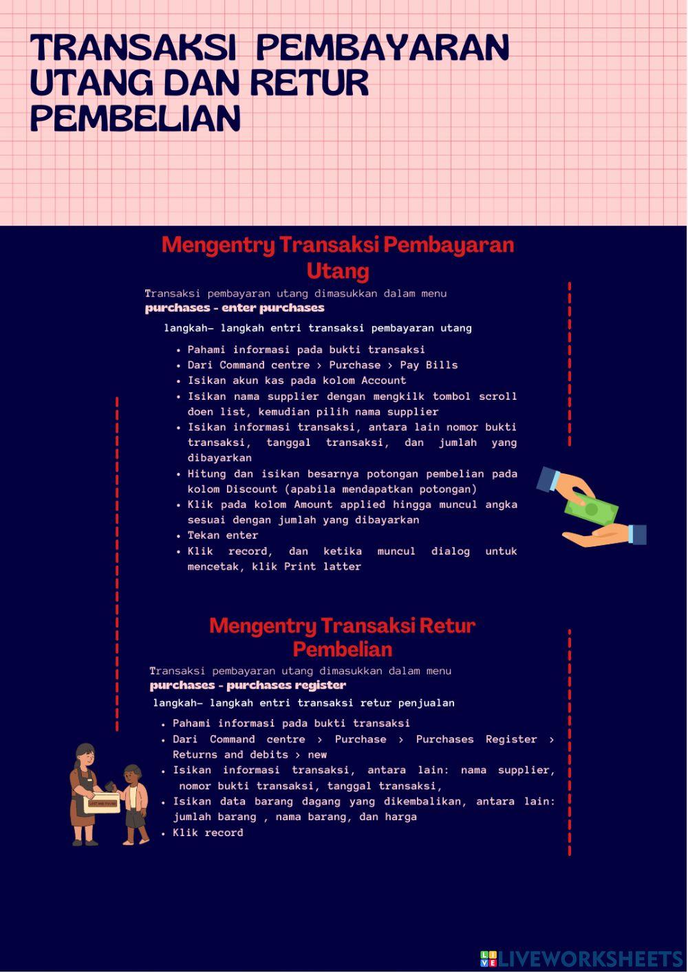 Mengentry transaksi pembelian
