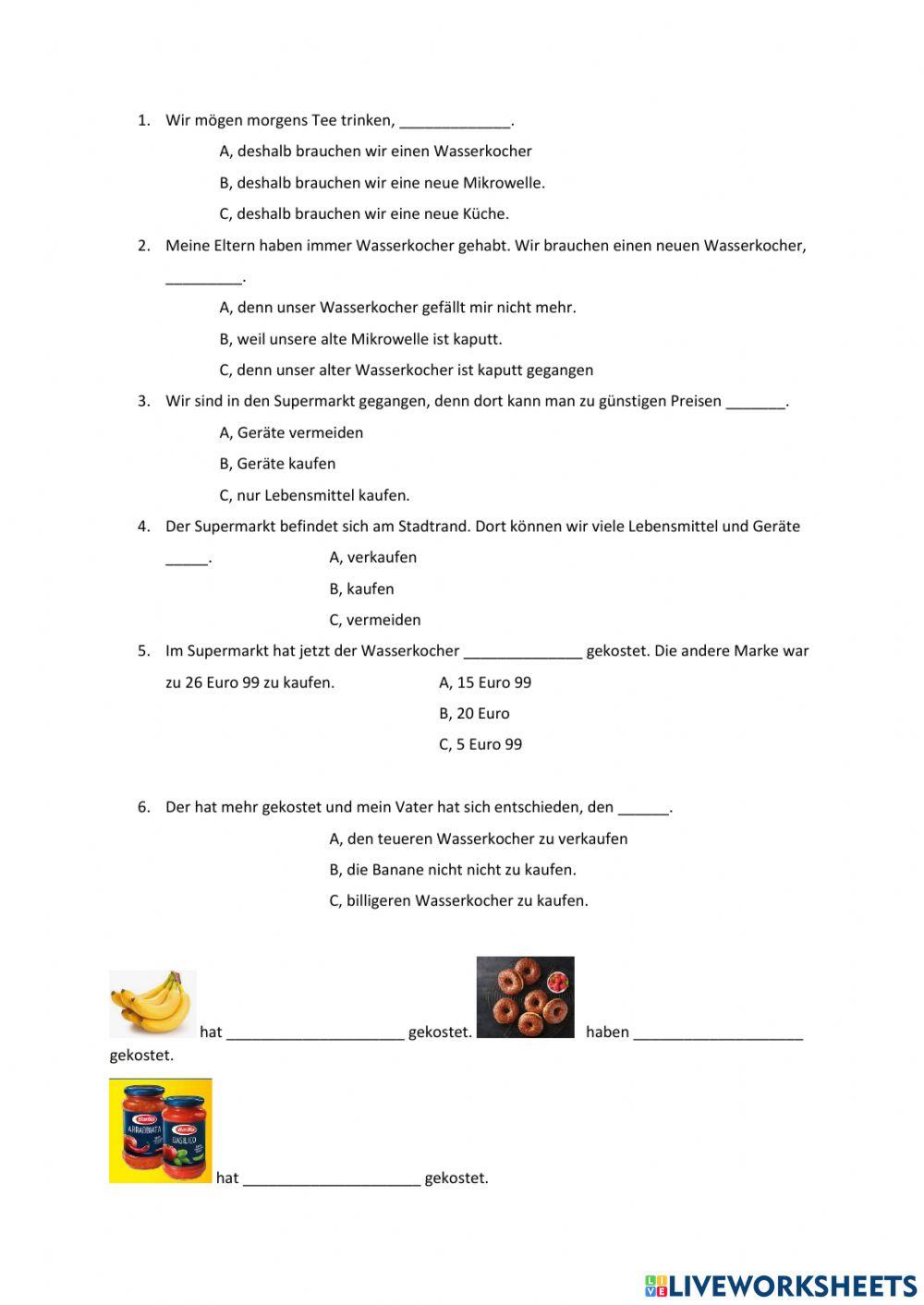 LV - Warenhaus, Schultag